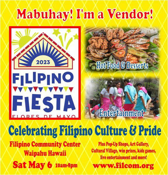 Filipino Fiesta Vendor Flyer