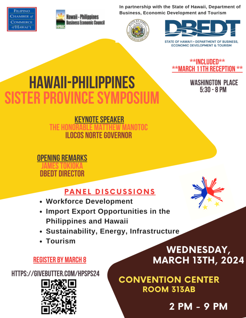 Hawaii-Philippines Sister Province Symposium